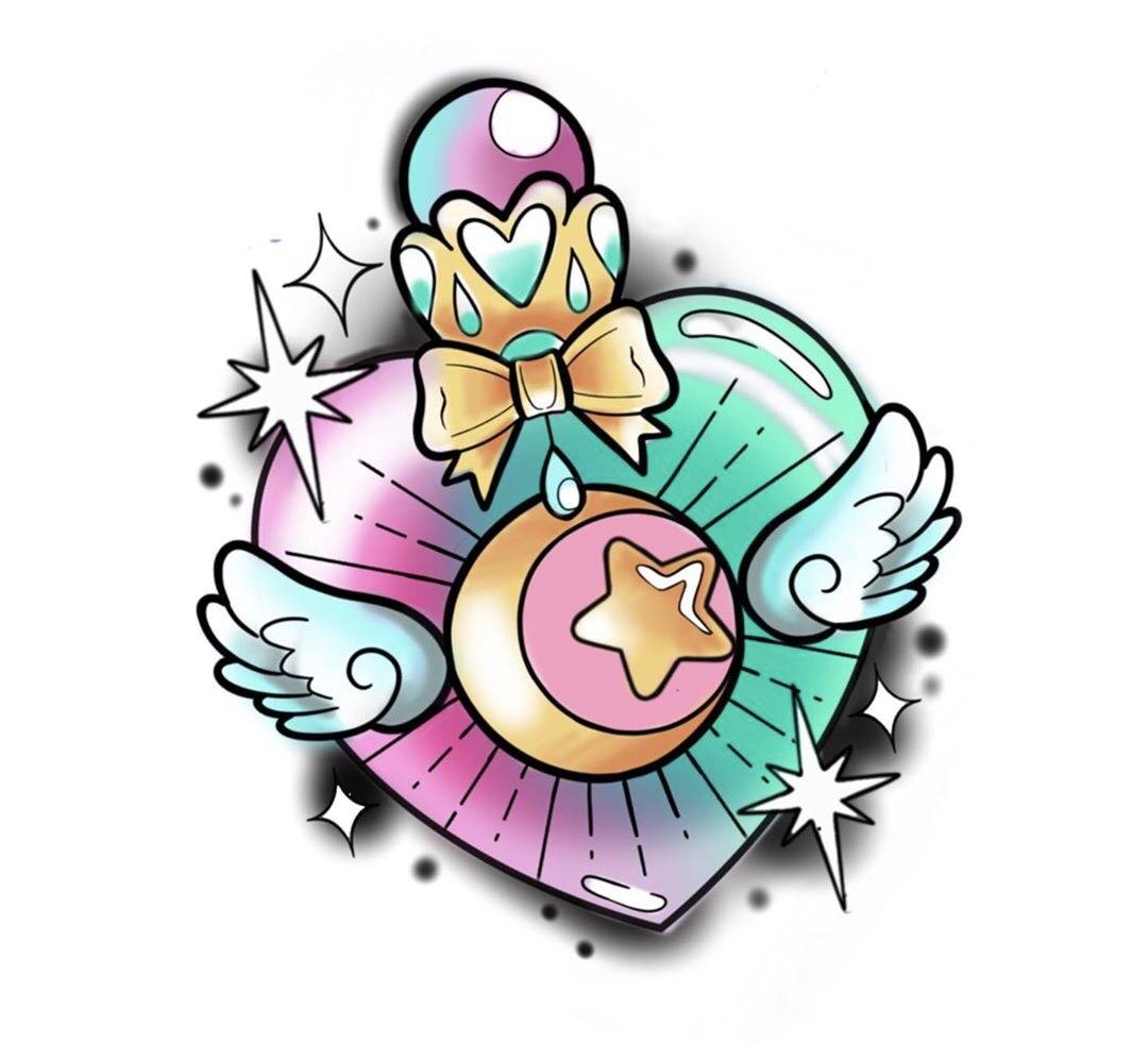 
上海由龙纹身分享彩色小清新纹身图案‘panda sports’(图9)