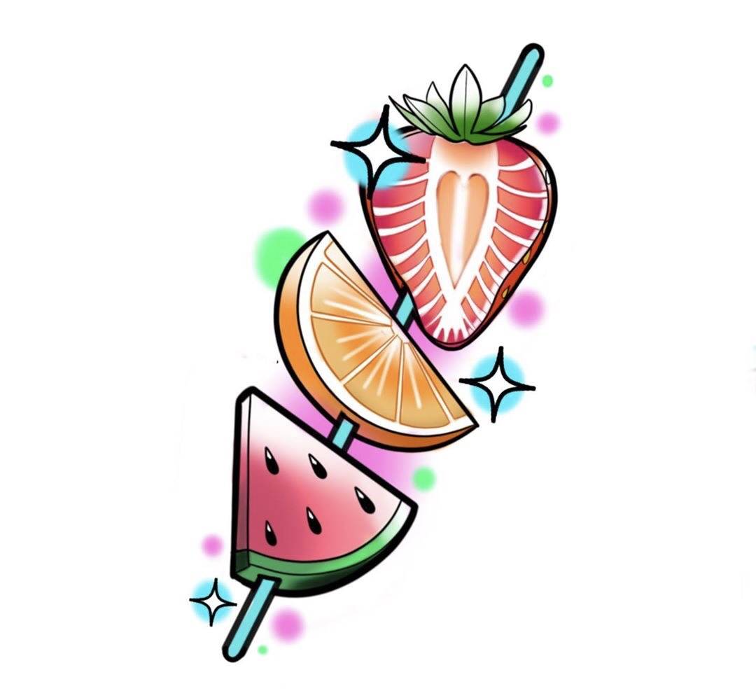 
上海由龙纹身分享彩色小清新纹身图案‘panda sports’(图22)